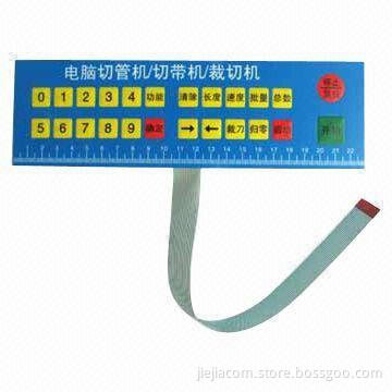 Customized Membrane Switch/Keyboard/Keypads, Made of PET Material